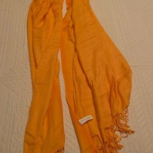 Orange Pashima Shawl